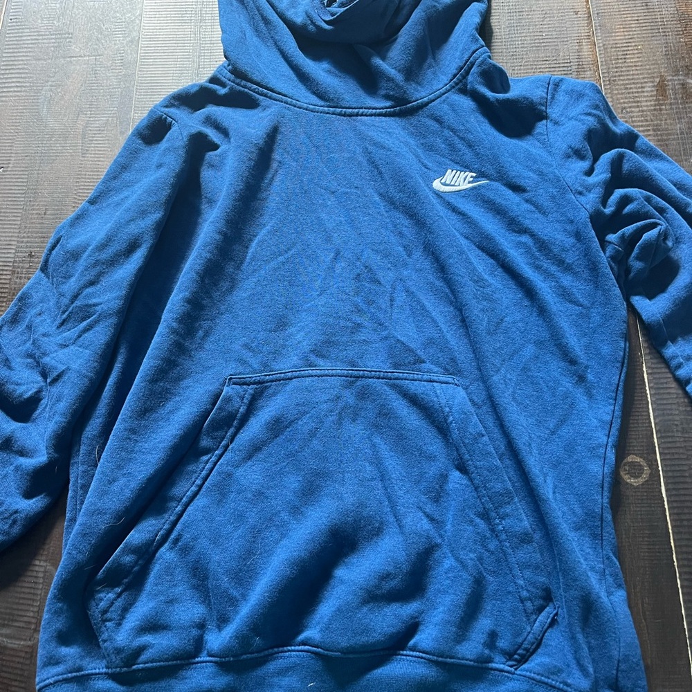 Size medium blue Nike hoodie Women’s
